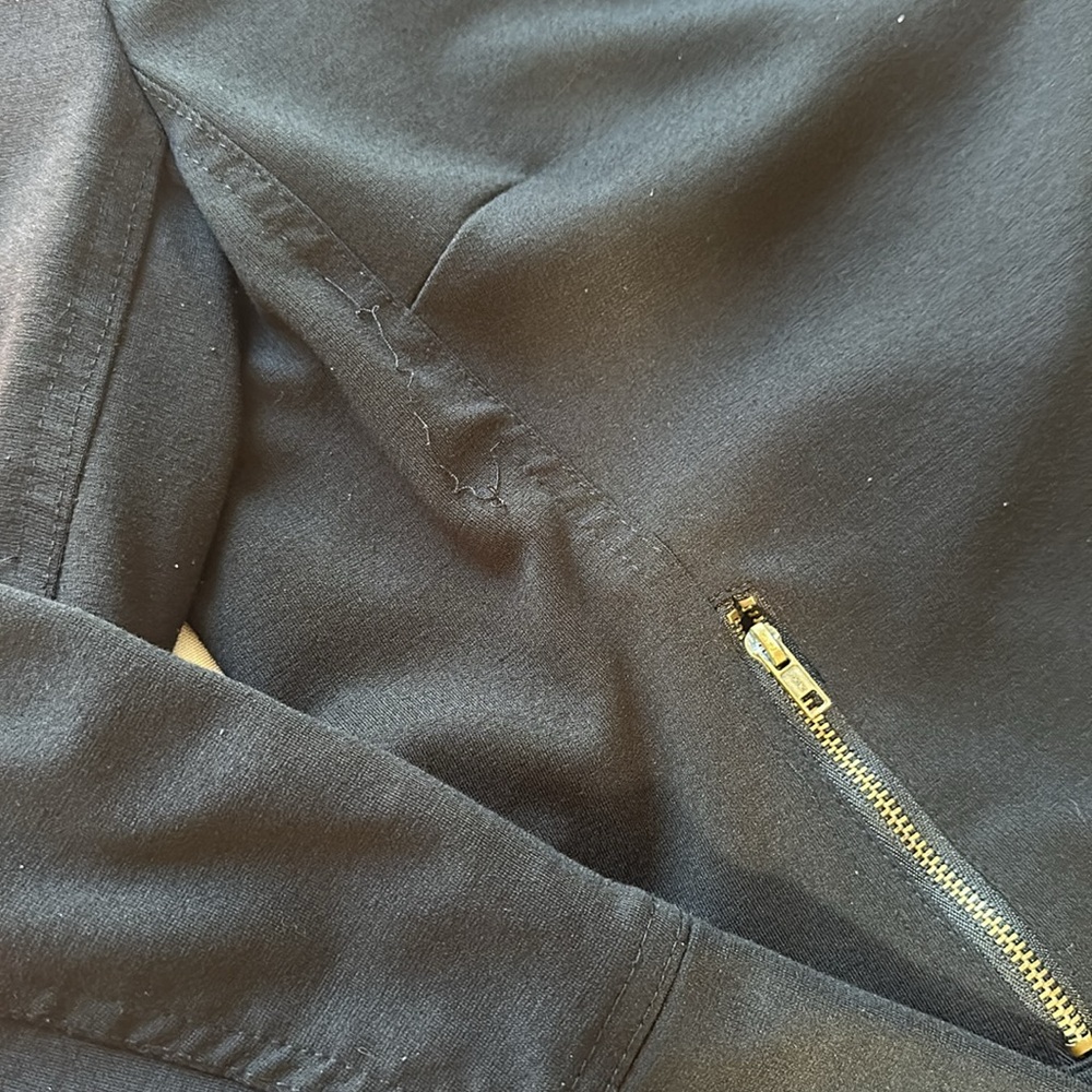 Kenneth Cole Black Zipper Jacket Size‎ 10 - Picture 4 of 8